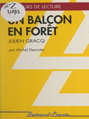cover image of Un balcon en forêt